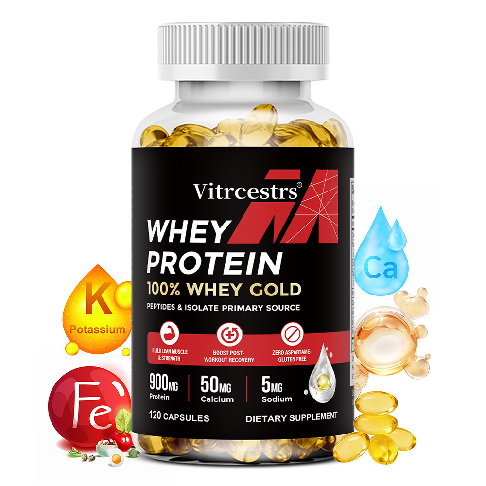 Nutrition And Fitness - Cápsulas de Concentrado de Proteína Whey